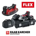 Produktbild: Flex 18V Akku Winkelschleifer L125 18.0 EC LD & Grabo VLP 18.0 + 2x 5Ah & LG NEU