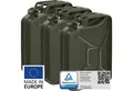 Produktbild: BW Benzinkanister Metall Kraftstoffkanister 3x 20 Liter - Bronzegrün - RAL 6031-F9 (nach NATO Standard, Made in Europe), TÜV-geprüft und UN-Zulassung