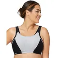 Produktbild: GLAMORISE Bügelloser BH Verstellbarer Sport BH schwarz 95