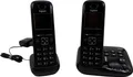 Produktbild: Gigaset AS690A Duo - 2 Schnurlose DECT-Telefone mit Anrufbeantworter - kontrastreiches Display - einstellbare Klangprofile - Freisprechfunktion - Anrufschutz, schwarz [Deutsche Version]