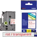 Produktbild: Brother TZe-132 12mm Schriftband P-touch Tape rot