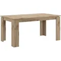 Produktbild: ebuy24 Titan Esstisch 160/200 cm inkl Zusatzplatten Eiche Dekor