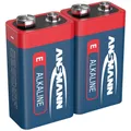 Produktbild: Ansmann 6LR61 Red-Line 9 V Block-Batterie Alkali-Mangan  9 V 2 St.