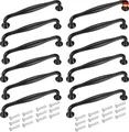 Produktbild: 12 Stück 128mm Küchengriffe, schwarze Möbelgriffe, Schrank Türgriffe, Schrank Gr
