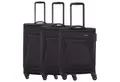 Produktbild: travelite Kofferset Chios - 4-Rollen-Trolley Set 3tlg. (schwarz), 4 Rollen Rollen