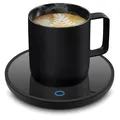 Produktbild: Elektrischer Kaffeetassenwärmer Glas Kunststoff 18,5x12x1,3cm