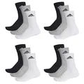 Produktbild: adidas CUSHIONED CREW Tennissocken Sportsocken Damen Herren Unisex 12 Paar, Farbe:032 - grey melange, Socken & Strümpfe:43-45
