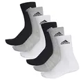 Produktbild: adidas 6 Paar Performance CUSHIONED CREW 3p Tennissocken Sportspocken Unisex, Farbe:032 - grey melange, Socken & Strümpfe:43-45