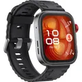 Produktbild: Watch Fit 4 Pro (Seiya-B29F), Smartwatch schwarz, schwarzes Fluorelastomer-Armband