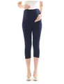Produktbild: YESET Umstandshose Umstand Hose Capri 3/4 Umstandsleggings Baumwolle Dunkelblau M