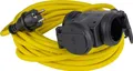 Produktbild: as-Schwabe 3-fach Vollgummi-Verteilersteckdose 10m Verlängerung 3G2,5 Gelb IP44