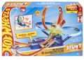 Produktbild: Mattel Hot Wheels Stunttrack Unendliche Crash-Action Spielset mit Die-Cast-Sp...