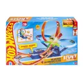 Produktbild: 194735293841 Hot Wheels The Hot Ones Powietrzna kraksa Zestaw, tor wyścigowy JFD