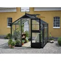 Produktbild: Juliana Gewächshaus Kompakt 5,0 m² Anthrazit 3 mm Sicherheitsglas