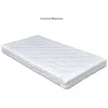 Produktbild: Babymatratze Komfort Matratze, Baby-Delux, 9.00 cm hoch, Komfort Matratze 60x120 70x140 gesteppt für Babybett Kinderbett weiß 70.00 cm x 140.00 cm x 9.00 cm