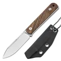 Produktbild: Böker SOLINGEN® BFF Packlite Walnuss – EDC Neck Knife mit feststehender 6,5 cm Klinge – Skelett-Messer extra leicht mit Holz-Griff - Halsmesser handgemacht mit Kydex-Scheide – Made in Germany