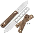 Produktbild: BÖKER® BFF Packlite Walnuss Neck-Knife Skelett-Messer MagnaCut Holzgriff Braun