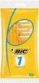 Produktbild: BIC 1, Packung mit 10 Rasierklingen.