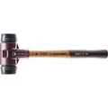 Produktbild: HALDER Schonhammer Temperguss Kopf ø 50 mm Gummi schwarz Hickory Stiel