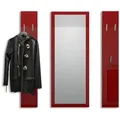 Produktbild: Vladon Garderobe, Bordeaux, Holzwerkstoff, 120x140x2 cm, Garderobe, Garderoben-Sets & Serien, Garderoben-Sets