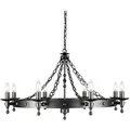 Produktbild: Warwick Kronleuchter mit 8 Lichtern, Graphitschwarz - WR8-GRAPHITE
