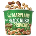 Produktbild: Maryland Snack Nüsse Provence 275g Becher – Mediterran gewürzte Nussmischung mit gerösteten Erdnüssen, Cashewkernen und Mandeln – Würze aus Rosmarin & Oregano (1 x 275g)