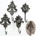 Produktbild: 2x Design Kleiderhaken Metall Keramik Wandhaken Hut-Haken Mantel-Haken Garderobe