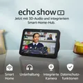 Produktbild: Echo Show 8 (Neueste Generation)  Smarter HD-Touchscreen mit 3D-Audio Anthrazit✅