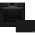 Produktbild: BOSCH Backofen-Set 2 HBD271FB87, mit nachrüstbar, AutoPilot, Halogen-Innenbeleuchtung schwarz