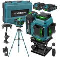Produktbild: Yofidra Kreuzlinienlaser 16 Linien Laser Level 3° Selbstnivellierend 4 x 360° Laserwasserwaage, mit 2x Akku + Stativ, für Innenbau, Fliesen & Holz