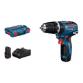 Produktbild: Bosch Akku-Schlagbohrmaschine GSB 12V-35: 2 x Akku GBA 12V 3.0Ah, Schnellladegerät, L-BOXX