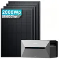 Produktbild: Anker SOLIX Solarbank 2 E1600 Pro mit 500Wp Bifaziales Solarmodul Basic Set - 2000Wp ‚Äì 4 Module üî•