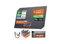 Produktbild: 2000W + Anker 2 PRO Solarway® All In One Balkonkraftwerk mit Speicher 2000W komplett Steckdose - 1,6 kWh Anker Solix 2 PRO Speicher - Solaranlage Komplettset - 500W bifaziale Solarmodule & Anker Speicher & Zubehör
