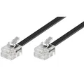 Produktbild: Telefonkabel Modularkabel 15 m 2x RJ11 Stecker Telefon Anschluß Kabel Fax Modem