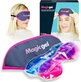 Produktbild: Magic Gel - Augenmaske zum Kühlen oder Erhitzen - Kühlende Augenmaske mit Kühlpads - Migräne Maske auch als Schlafmaske geeignet