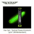 Produktbild: 10er Set - Power-Knicklicht Tactical Light im Militär-Standard - grün leuchtend