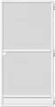 Produktbild: F43 Insektenschutz schiebetür 120x240cm Kombinationen/Sets Aluminiumrahmen