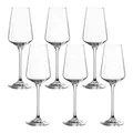 Produktbild: Leonardo Puccini Digestif-Gläser 6er Set, spülmaschinenfeste Likör-Gläser, Schnaps-Glas mit gezogenem Stiel, Teqton-Kristallglas, Schnaps Set, Höhe 21 cm, 220 ml, 069556