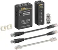 Produktbild: Goobay Netzwerk Kabeltester Set - zur Prüfung von CAT 5/6 Netzwerk- und ISDN-Verbindungen