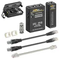 Produktbild: Goobay 93010 Netzwerktester LAN Tester / Leitungstester RJ45 - RJ11 - RJ12 - ISDN - CAT5 - CAT6 - BNC / Netzwerk Kabeltester / Netzwerk Tester / Netzwerk Messgerät / Schwarz