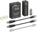 Produktbild: Goobay Netzwerk Kabeltester Set - zur Prüfung von CAT 5/6 Netzwerk- und ISDN-Ver