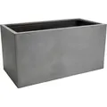 Produktbild: VIVANNO Pflanzkübel Fiberglas MAXI Kasten - Betongrau Beton-Design (1 St), 80x40x40 cm grau 128 l | 80 cm x 40 cm x 40 cm