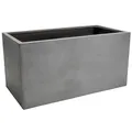 Produktbild: VIVANNO Maxi Pflanztrog Pflanzkübel - 80x40x40 cm, Elegant im Beton-Design, Fiberglas, Frostsicher & Wetterfest, Ideal für Innen & Außen
