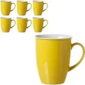 Produktbild: RitzenhoffundBreker Kaffeebecher Doppio, 320ml, Porzellan, sonnengelb, 6 Stück