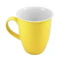Produktbild: Ritzenhoff & Breker Doppio Kaffeebecher, 320 ml, Gelber Henkelbecher aus Porzellan, Mix & Match Geschirr, Gelb