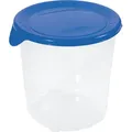 Produktbild: Curver 00564-139-01 Runder Frischhaltebehälter Fresh and Go, 1,0 L, Transparent/Blau - Blau/Transparent/Gelb