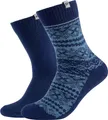 Produktbild: Skechers 2PPK Herren Casual Mode Jacquard Socken SK41049-5501