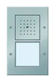 Produktbild: GIRA Gegensprechanlage, Türstation aluminium Aufputz 1RT Bus-System m. Infoschild