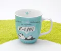 Produktbild: sheepworld Tasse Becher Henkelbecher Porzellan E-LAN 400ml