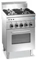 Produktbild: SARO Gasherd+Elektroofen+Grill, 4 Br., 600 Line, G4SFE6
